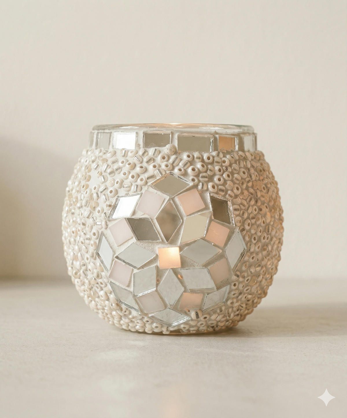 Perina Mosaik-Windlicht – Elfenblüte