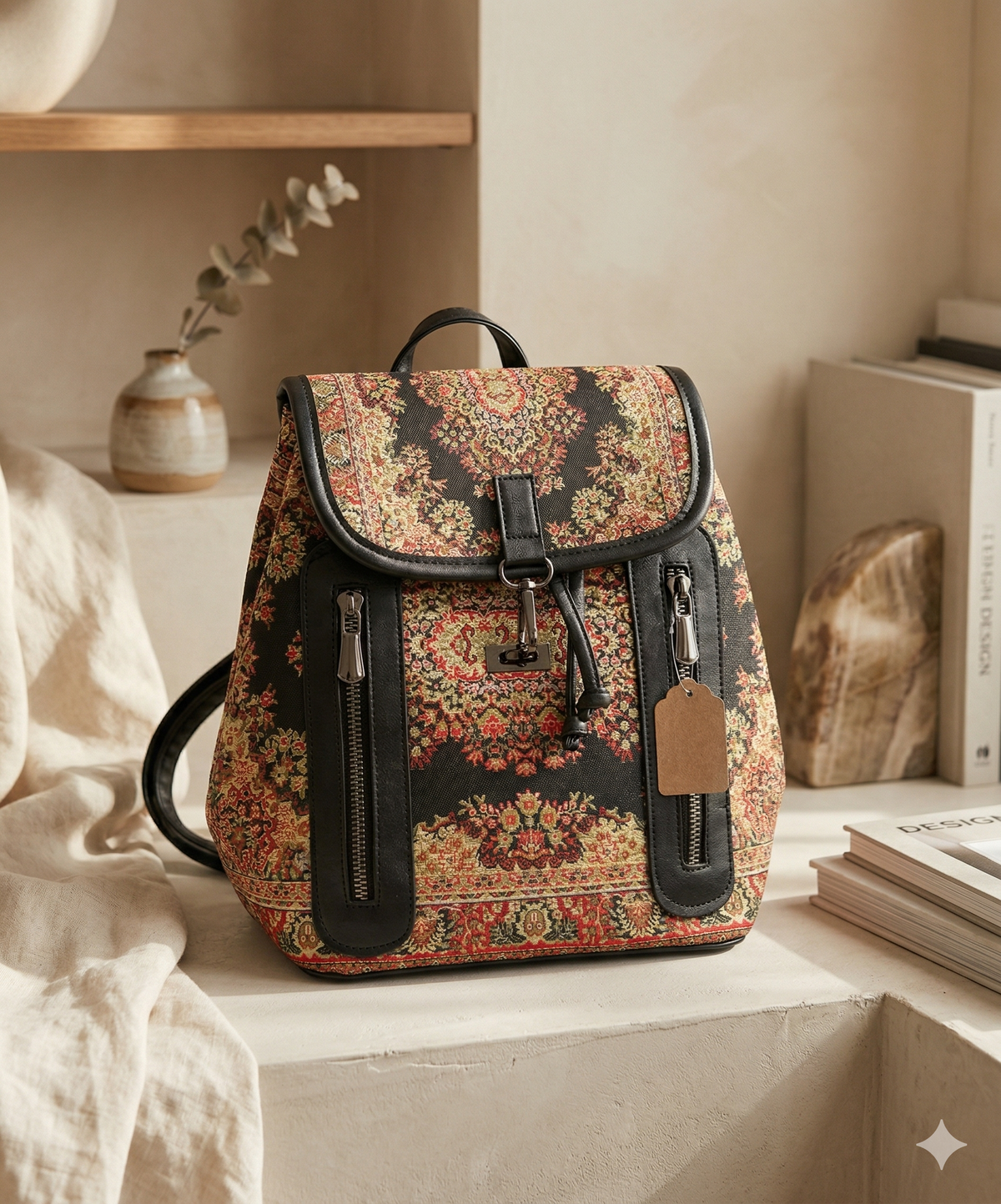 Teppichornament Rucksack
